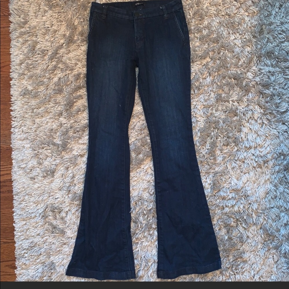 sts blue flare leg jeans